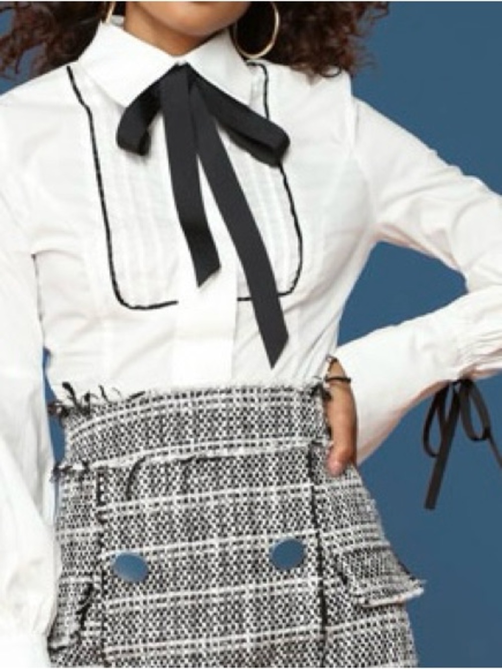 Fashion Nova x Cardi B, Acting Professional Top in White Size 3X Plus Size